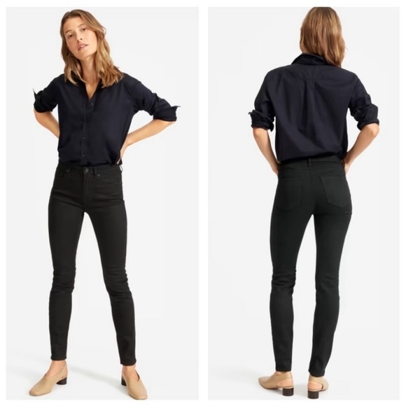 Everlane Black Mid-Rise Skinny Jean - Picture 15 of 15